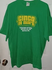 Moe's Cinco De Moe's 2012 T Shirt Size XL