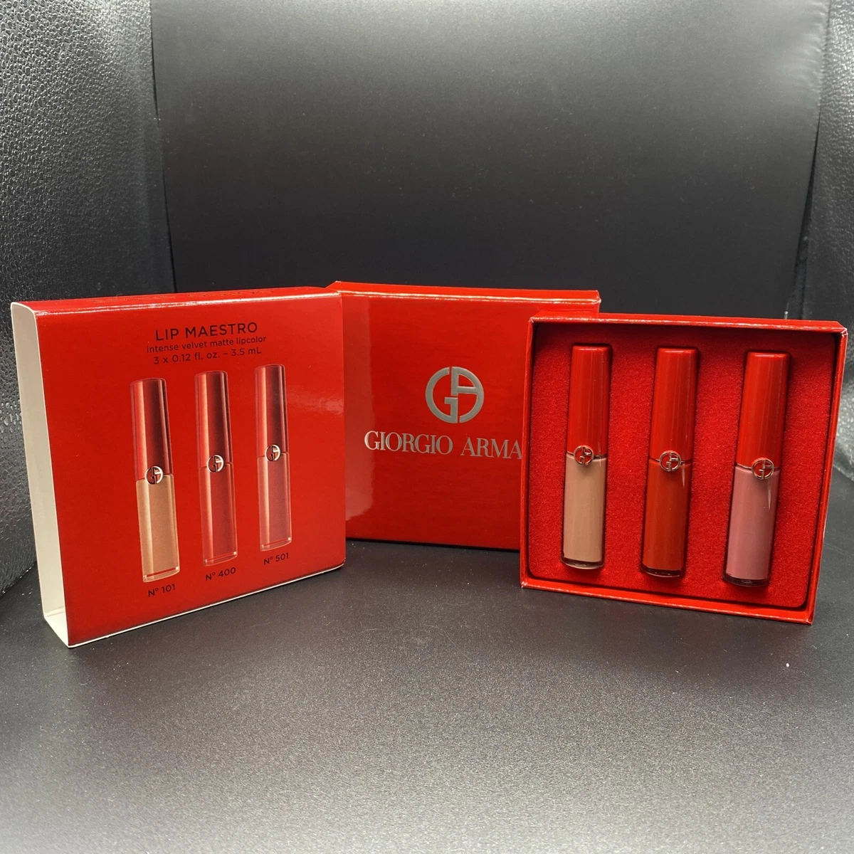 Giorgio armani lip maestro intense velvet color clearance 501