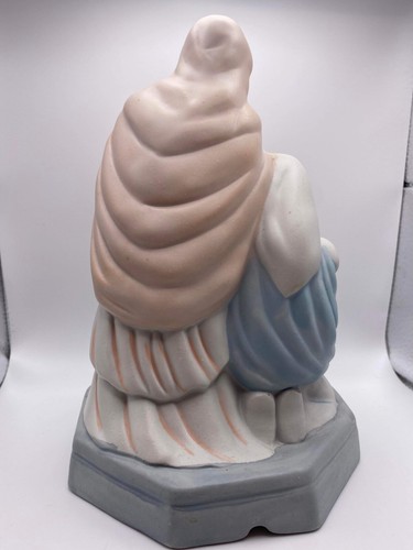 Vintage Christmas Around The World Ceramic Nativity Scene 9" Mary Joseph Jesus - Picture 4 of 9