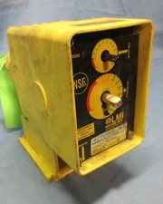 MILTON ROY LMI A151-391SI ELECTROMAGNETIC DOSING PUMP, for PARTS or NOT WORKING