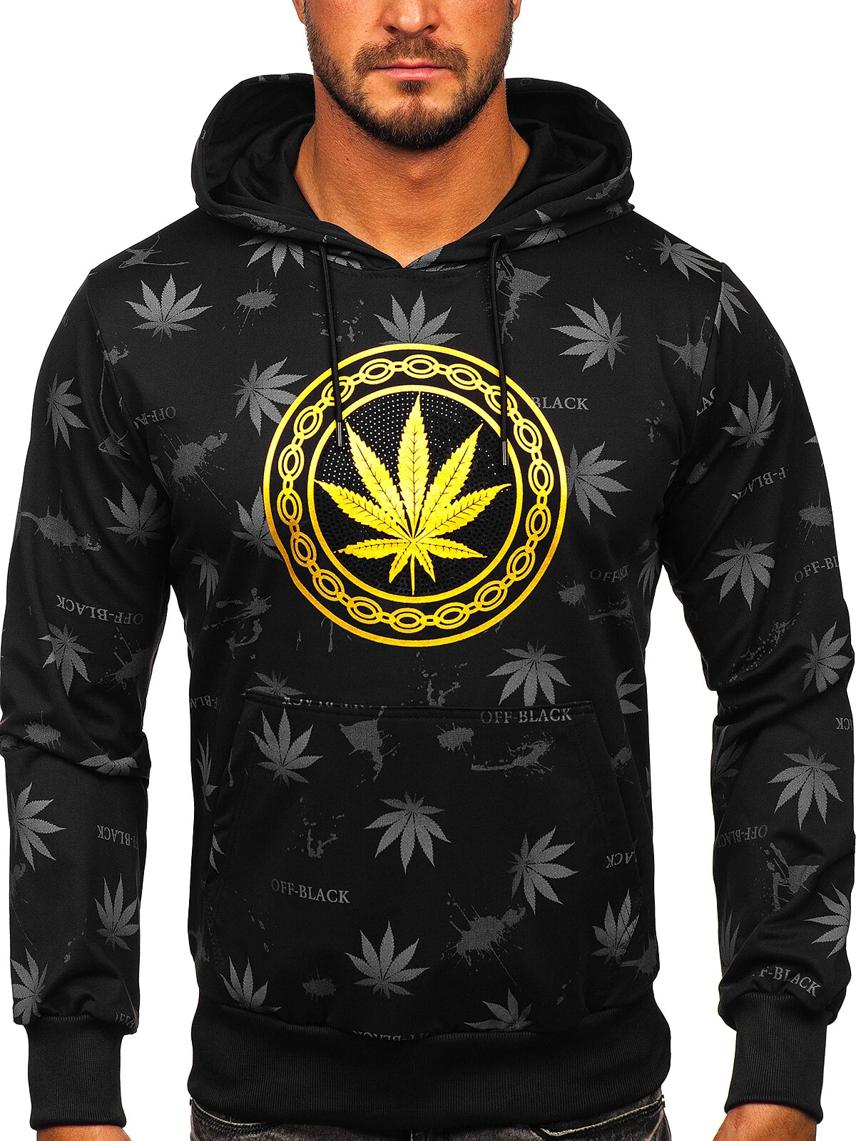 SACAI Felpa con cappuccio felpa fantasia stampa uomo mix stampa BOLF Print