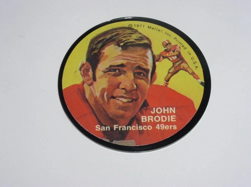 John Brodie 1971 Mattel Instant Replay Record San Francisco 49ers Plays Great!