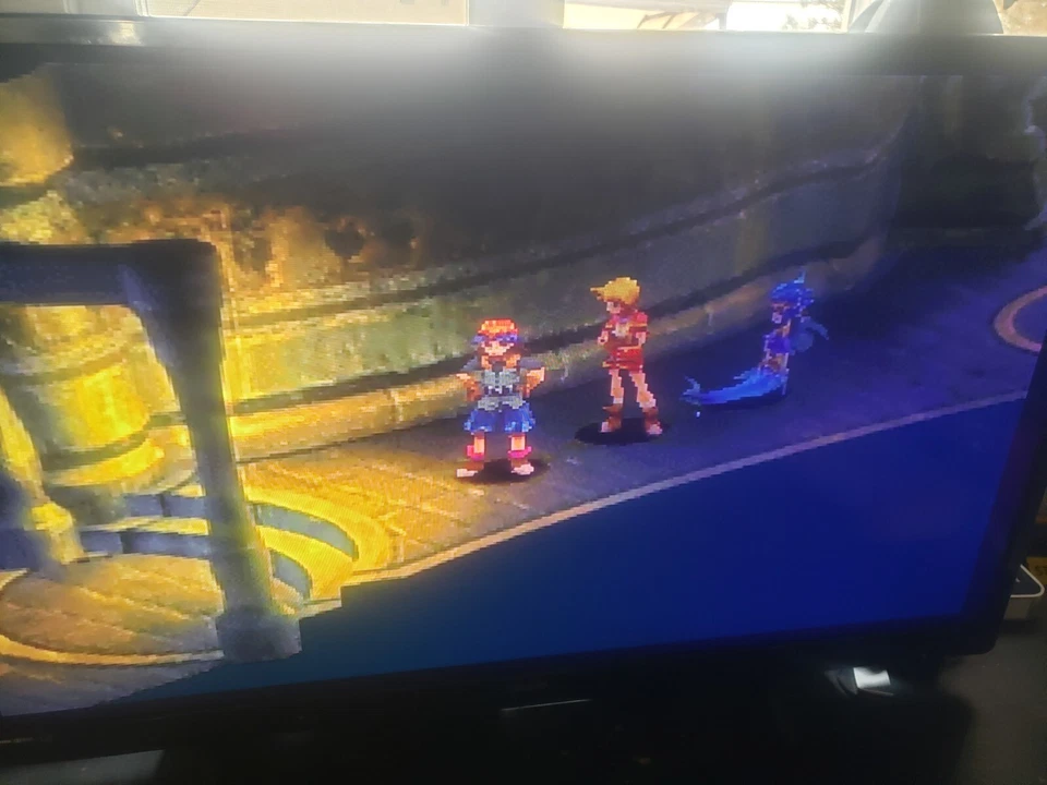 Chrono Cross PS1 Disc 1 And 2, Manual - Black Label, Cracked Case - Image 2 of 4