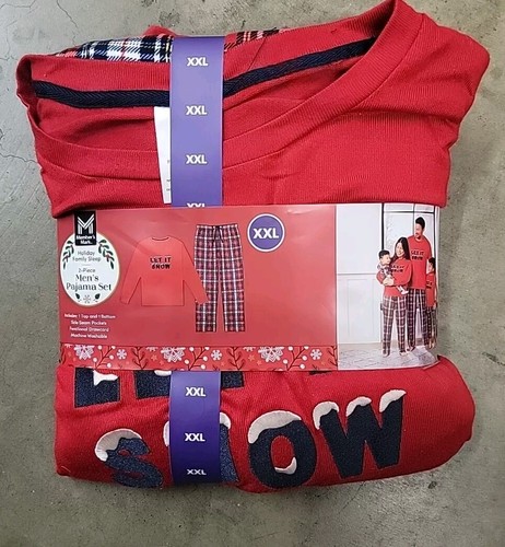 Member's Mark Womens Christmas Pajamas Red 2xl