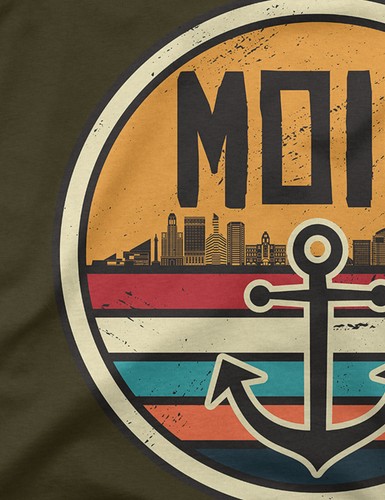 Moin | Herren Fun T-Shirt S bis 4XL | Anker Retro Hamburg Hafen Spruch Sailor - Picture 9 of 15