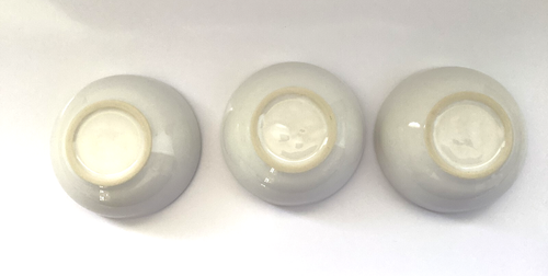 FIESTA White Set 3 Mini 5 OZ. Prep Condiment Bowls 3.75" - Picture 3 of 3