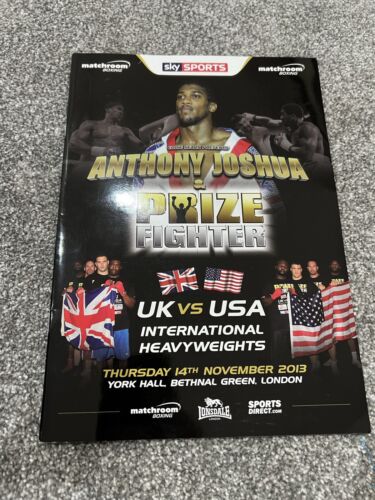 Anthony Joshua Programme (Third Professional Fight) - Picture 1 of 2