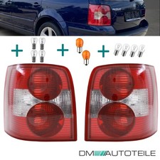 für VW Passat 3B6 Variant Rückleuchten Set Links & Rechts Rot Weiß +10x Birnen