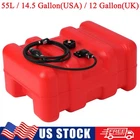 55L/12 Gallon Boat Fuel Tank Portable Outboard Marine Boat Transfer Tank w/ Hose