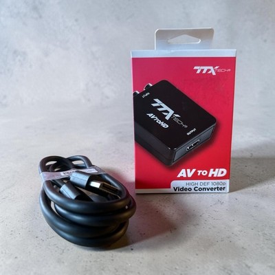 TTX Tech Universal AV to HDMI Converter High Def 720p and 1080p