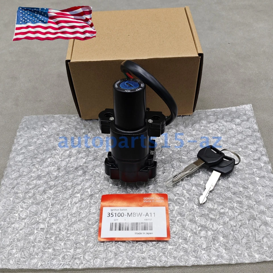New Ignition Switch Fist For 01-06 CBR600 F4I Honda Keys Switch Steering Lock US - Image 4 of 4