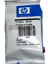 HP 901 BLACK INK CARTRIDGE NEW GENUINE FOR HP OFFICEJET PRINTER
