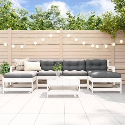 Garten Lounge Set Sitzgruppe Sofagarnitur Terrasse Gartenmöbel 7-tlg. vidaXL