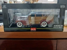 1939 Chevrolet Surf Wagon Die-cast 1:18 Scale Model Car BY SUN STAR