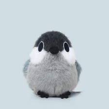 11CM Bird Series Great Tit Plush Toy Soft Stuffed Animal