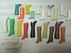 Vtg Barbie Mod 60s 70s HUGE Doll Shoe BOOT Lot Lace Up Soft Rubber Singles #9
