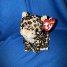 TY Beanie Baby Babies Sneaky the Leopard Jaguar Cat #4278 DOB 2/22/00 Retired