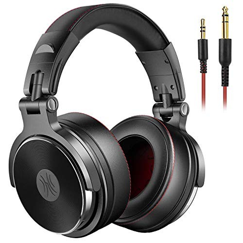 OneOdio Pro50 Hi-Res Over Ear Headphones Wired Closed-Back DJ Studio Headphones