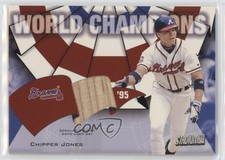 2002 Topps Stadium Club World Champions Relics Chipper Jones #WC-CWJ HOF ni4