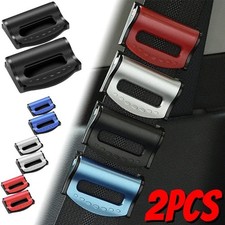 2pcs Car Seat Belt Adjuster Clip Buckle Stopper Safety Comfort Clamp Universal