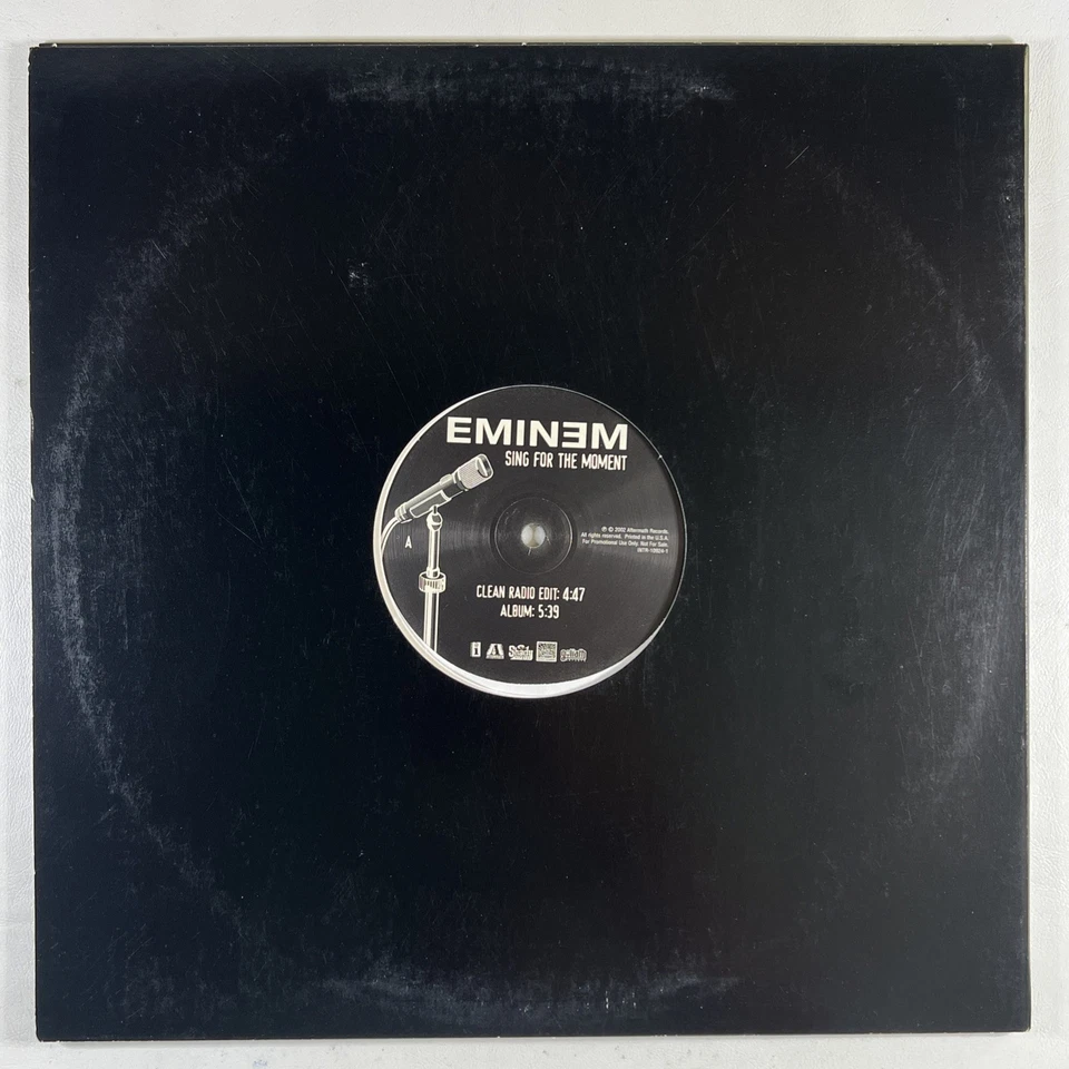 Eminem - Sing For The Moment Single 12”/Aftermath (EX) 2002 Promo Rap - Image 3 of 4