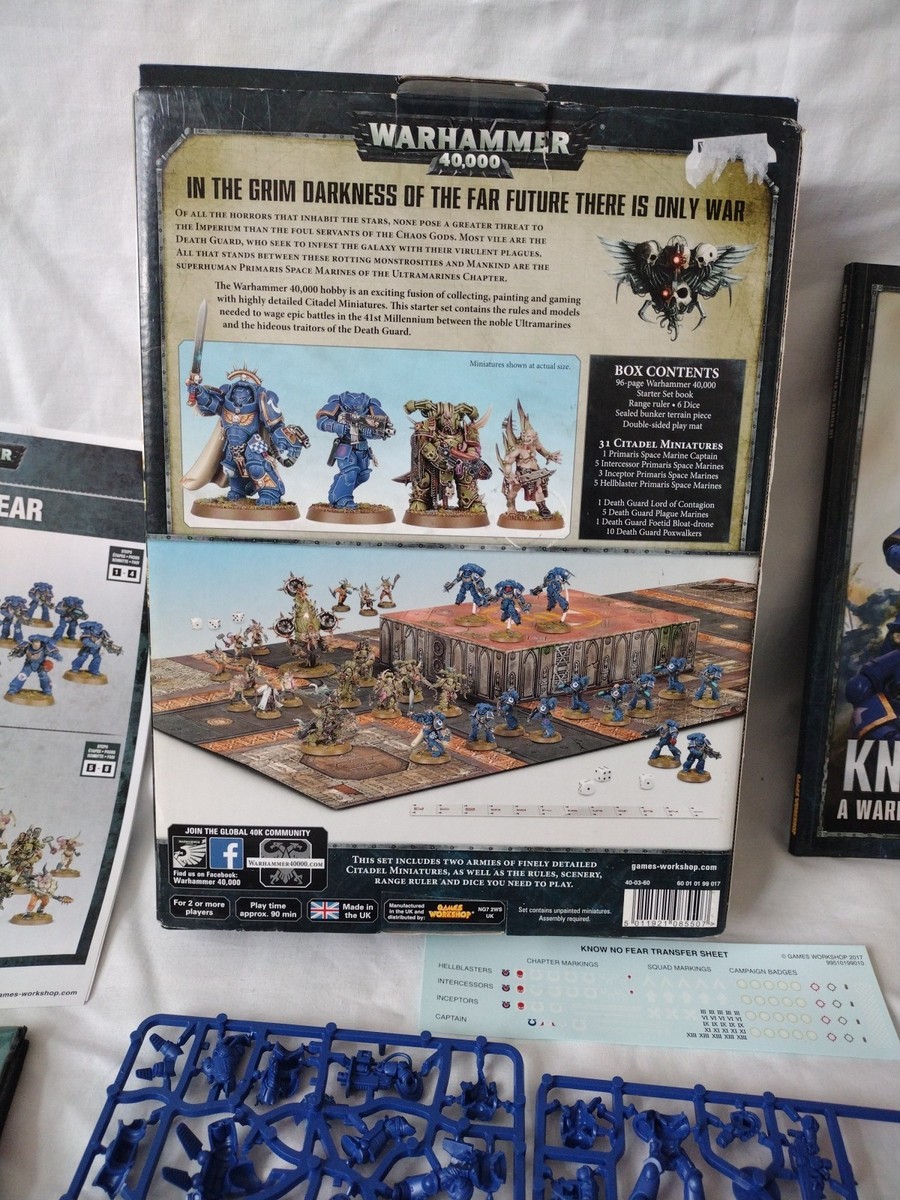 Warhammer 40K Know No Fear Starter Set Games Workshop INCOMPLETE