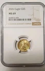 🔥U.S. Mint American Eagle $5 Gold Coin NGC MS 69 UNCIRCULATE