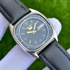 Vintage Seiko 5 Black Sunburst Dial Automatic Japan Made Men’s Watch 6309-581A