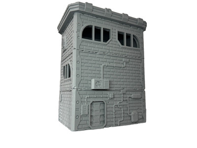 Sci Fi Derelict Rundown Apartments Tabletop Gelände Landschaft 28mm 32mm 3D gedruckt