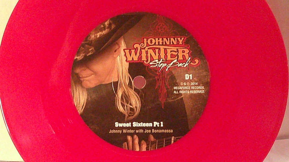 Johnny Winter,Megaforce,""Step Back"US,7" Box Set,2014 blues rock,7 singles,MINT Foto 3 de 4