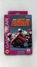 Sega Game Gear GP Rider Video Game w/ Manual & Box