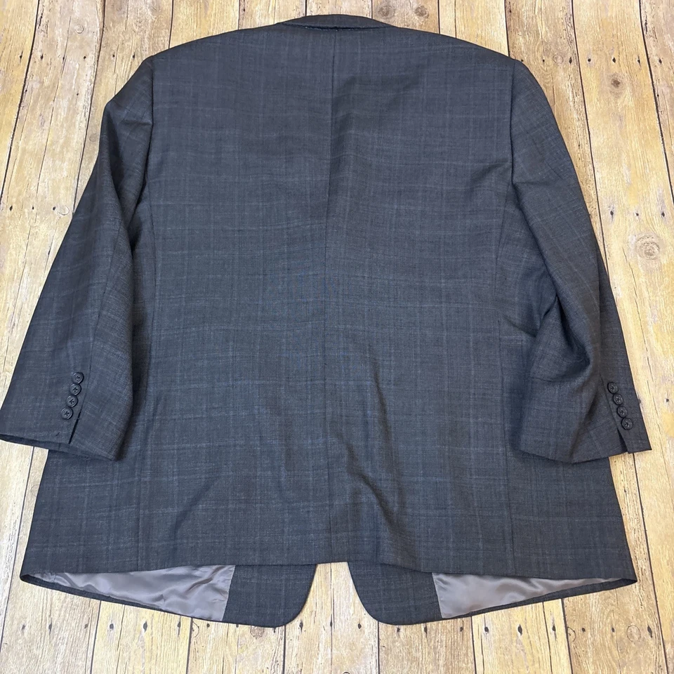 Abrigo deportivo blazer Hart Schaffner Marx espiga tweed 46S 42W 22I Foto 3 de 4