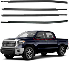Window Molding Trim Seal For 2007-2019 Toyota Tundra Crewmax Cab4 Full-size Doo Window Molding Trim Seal For 2007-2019 Toyota Tundra Crewmax Cab4 Full-size Doo