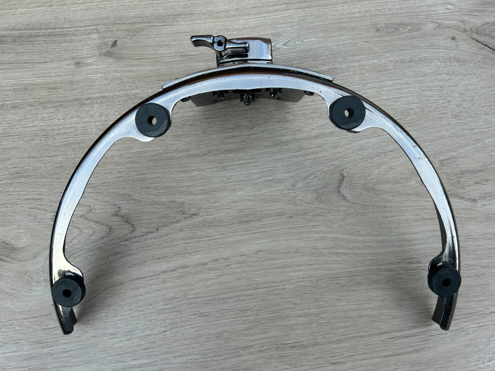 Black Nickel 10" 6-Lug Tom Rim Mount Suspension 22mm Tom Mount photo 2