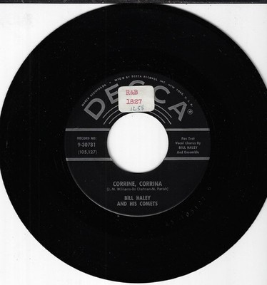BILL HALEY & HIS COMETS/CORRINE, CORRINA  USED 45RPM