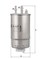 Mahle Kl 567 Kraftstofffilter FüR Alfa Romeo,Chrysler,CitroËN,Fiat,Ford,Lancia,O