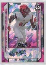 2021 Leaf Metal Draft Pink Crystals 13/15 Dez Fitzpatrick #BA-DF1 Auto 0c6