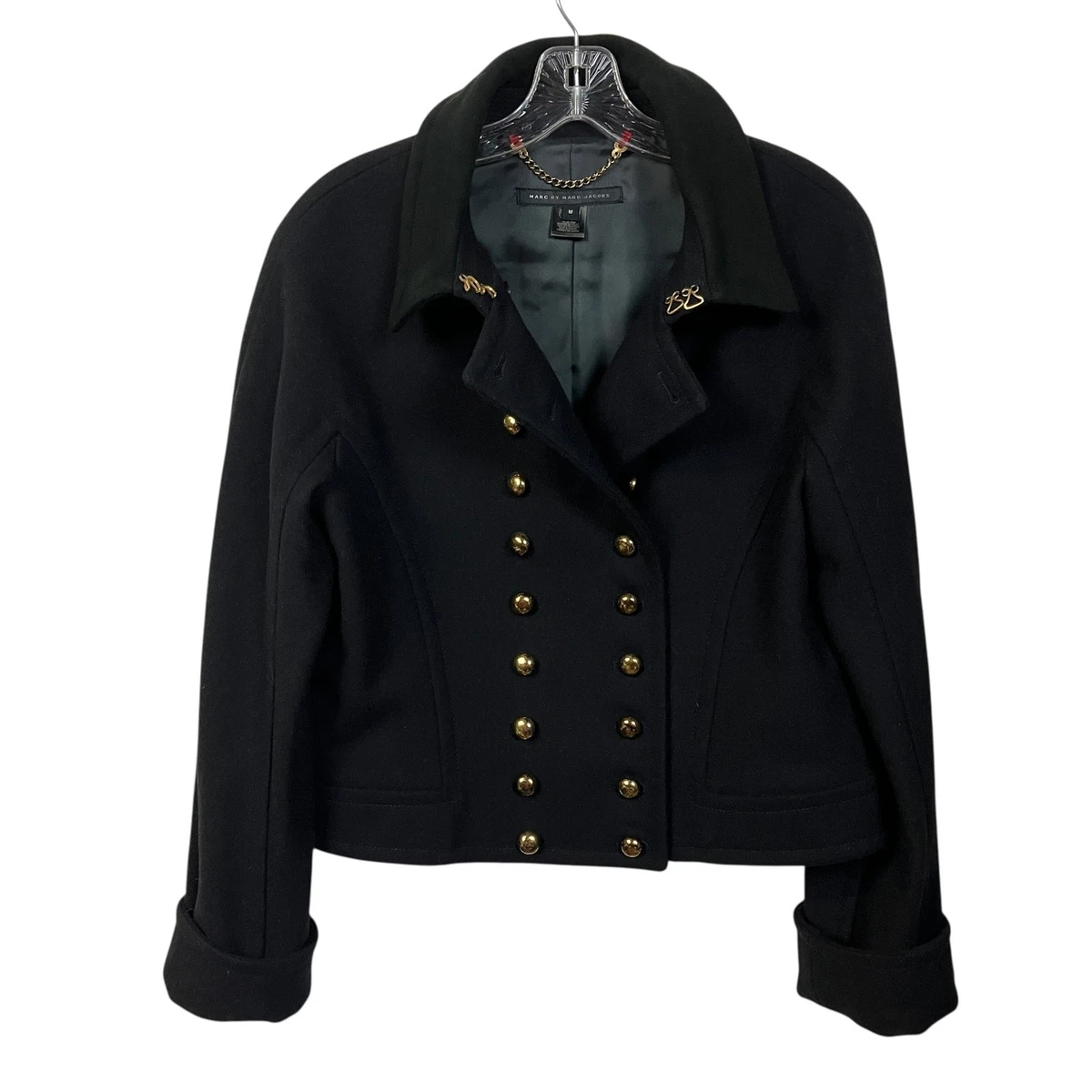 Marc by Marc Jacobs Military Jacket Black Coats, Jackets & Vests