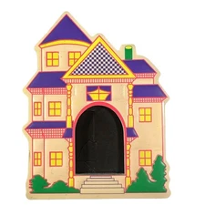 Vintage House Photo Frame Magnet Shabby Chic Cottagecore Decor