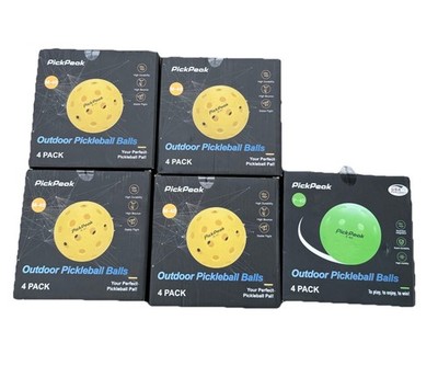 20 Outdoor Pickleball Balls. Standard 40 Holes Ball Meet USAPA Standard