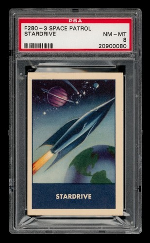 1953 F280-3 Space Patrol Set-Break Stardrive PSA 8 NM-MT