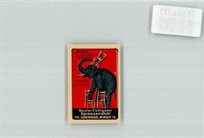 39524777 - 6940 Weinheim Klebemarke Werbung Elefant Moebelfabrik Leinenkugel