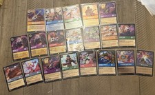 Disney Lorcana hyperia city 20 Card Lot. Epic, Super Rares, Legendary, Foils