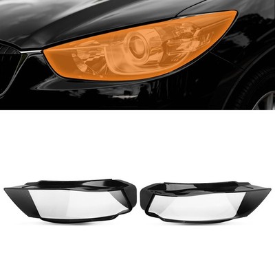 Pair Headlight Lens Covers Left Right For Audi A4 2009 10 8K0941029AQ 8K0941030C