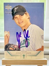 2002 Upper Deck Prospect Premieres In Person Auto #35 Josh Johnson XRC