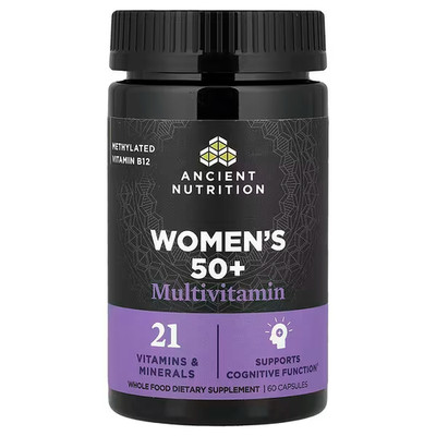Ancient Nutrition Women's 50+ Multivitamin - 21 Vitamins & Minerals 60 capsules