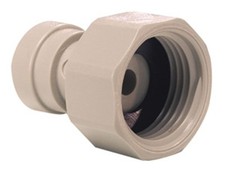 John Guest Tap Adapter Flexible Tubing 3/4" Bsp X 3/8" 10mm Push Fit Connector