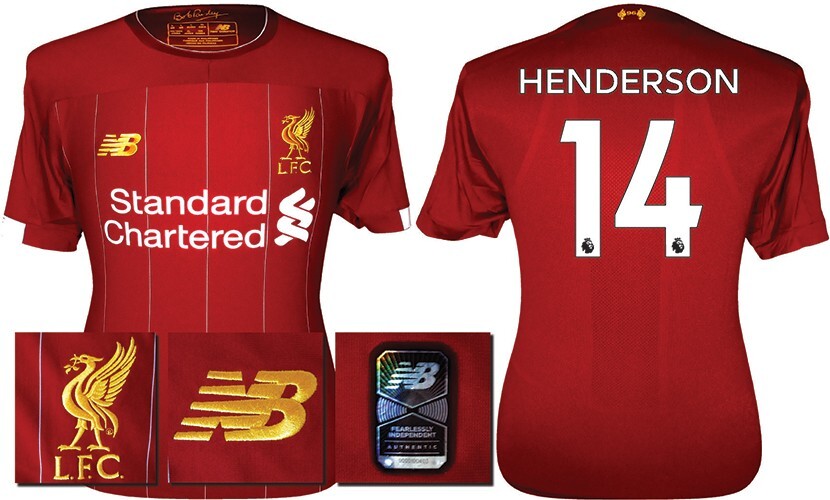 BNWT 2019 2020 NEW BALANCE LIVERPOOL HOME SHIRT HENDERSON 14