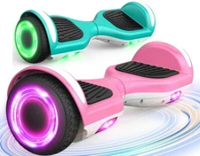 Mixed Color Hoverboard Colorful Lights Self Balancing Scooter 6.5'' Classic