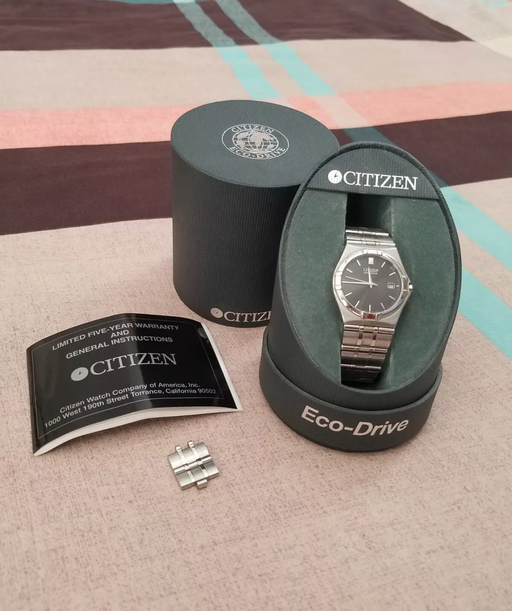 Citzen Eco Drive Elektra Mens Watch BL0090 55H Stainless Steel